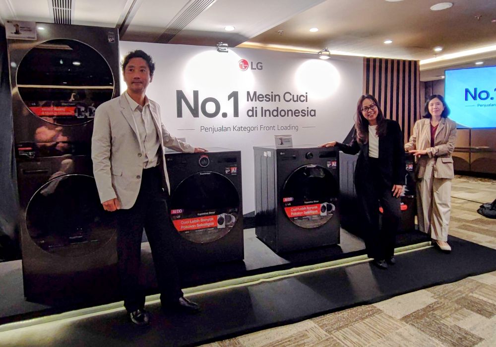 LG Pimpin Pasar Mesin Cuci Front Loading di Indonesia